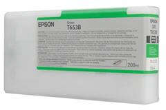 Inkoustová náplň Epson T653B00, 200ml originální - zelená