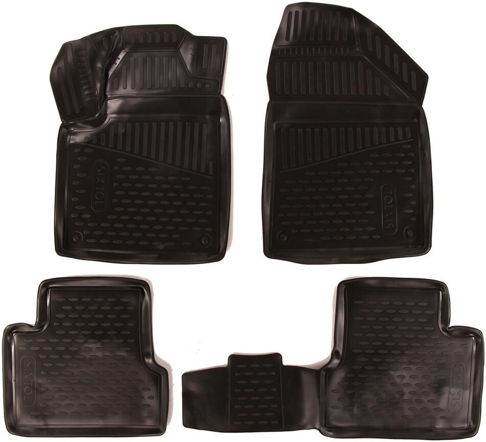 3D Gumové koberce JEEP Cherokee, 2016-2019 SUV, USA SIXTOL