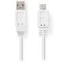 USB kabel NEDIS CCGP60410WT10