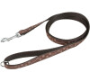 Olala Pets Vodítko TLAPKY 20mm x 150 cm - hnědá