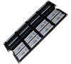 DATACOM Patch panel 19" UTP 48 port CAT5E DUAL 2U BK (8x6p) (3003)