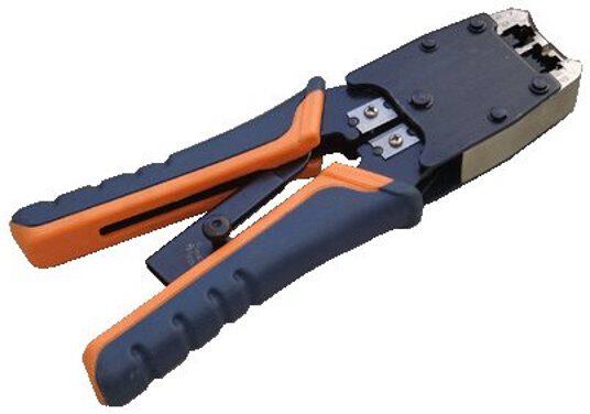 DATACOM Konektorovací kleště L-PROFI 8P+6P OR/BL račna (RJ45,12,11 (4512)