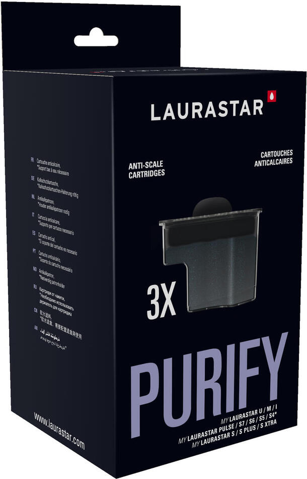 Filtr ve formě cartridge pro žehlicí systémy Laurastar (3ks)