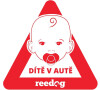 Samolepka dítě v autě Reedog