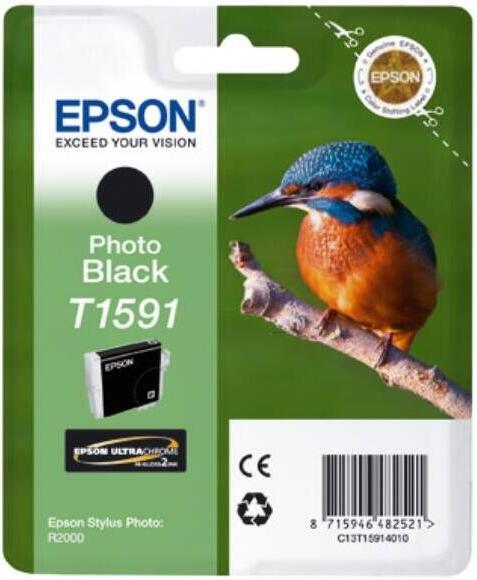 Inkoustová náplň Epson T1591, 17ml originální - černá