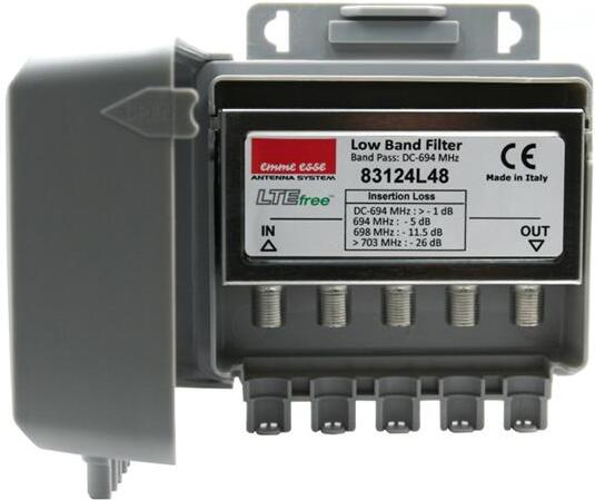 Anténní filtr 5G na stožár EMME ESSE 83124L48 DC až 694MHz