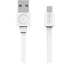 Kabel ALLOCACOC USB/Micro USB 1,5m White