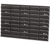 Montážní panel HANGING BAR 576x390x18 černý PROSPERPLAST