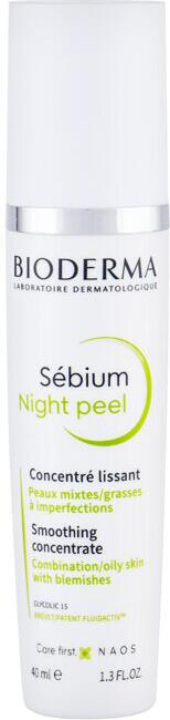 Pleťové sérum BIODERMA Sébium Night Peel, 40 ml
