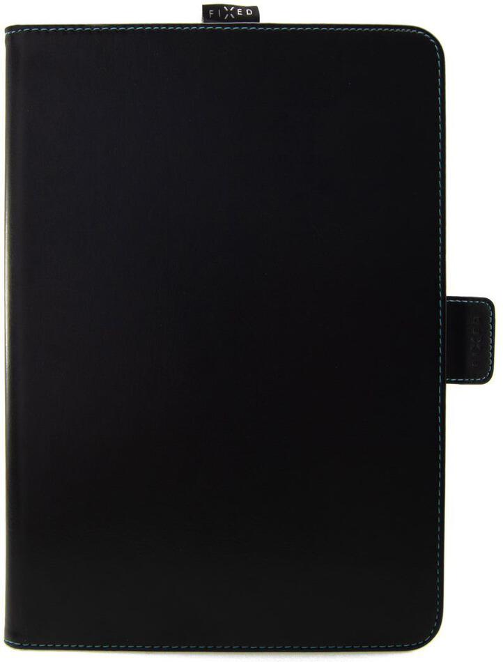 Pouzdro pro 10,1" tablety FIXED Novel se stojánkem a kapsou pro stylus, PU kůže, černé