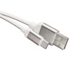 Kabel Emos SM7025W USB 2.0 A/M - C/M 1m bílý