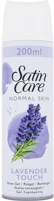 Gel na holení Gillette Satin Care Lavender Touch, 200 ml