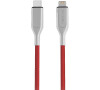 Datový kabel Forever Core USB-C na Lightning MFI PD 1,5m 2,4A textilní červený