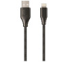 Datový kabel Forever Core Lightning MFI 3m 2,4A textilní černý