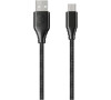 Datový kabel Forever Core micro USB 3m 3A textilní černý