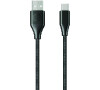 Datový kabel Forever Core USB-C 1,5m 3A textilní černý