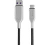 Datový kabel Forever Core USB-C na USB-C PD 1,5m 60W textilní černý