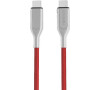 Datový kabel Forever Core USB-C na USB-C PD 1,5m 60W textilní červený