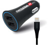 SWISSTEN CL ADAPTÉR 2,4A POWER 2x USB + KABEL LIGHTNING