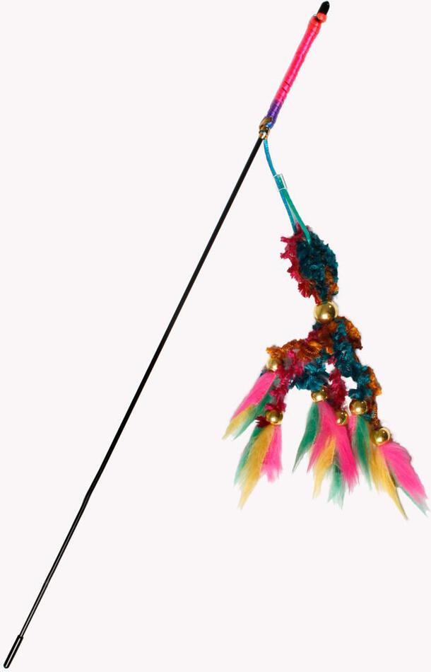 Karlie Hračka škádlítko pro kočky s ocásky 46cm
