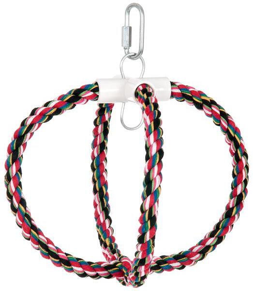 Karlie Závěsná bavlněná houpačka pro ptáky, průměr 24cm