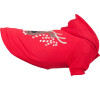 Flamingo Vánoční mikina pro psy červená 45cm