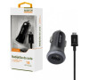 Aligator nab. do auta microUSB 1A, černá (CHA0001)