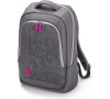 Batoh na notebook DICOTA BacPac Bounce 16,4" - šedý/růžový