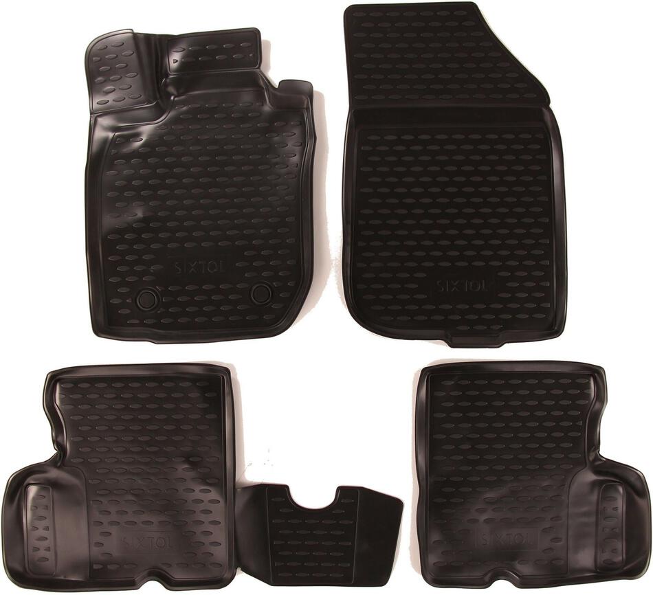 3D Gumové koberce RENAULT Duster 2WD, 2011-2015 SIXTOL