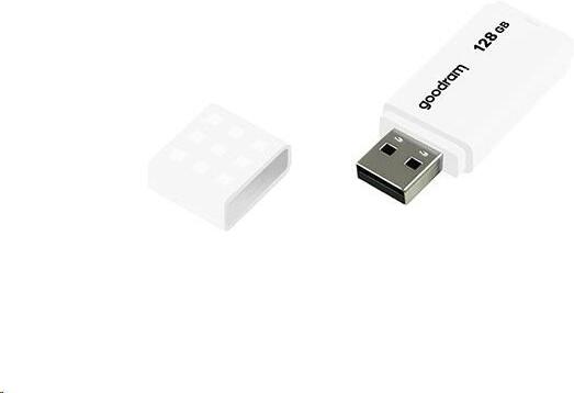 GOODRAM Flash Disk 128GB UME2, USB 2.0, bílá (UME2-1280W0R11)