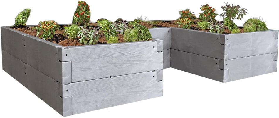 Vyvýšený záhon Lanit Plast JUWEL TIMBER ERGOLINE (20479) LG2078
