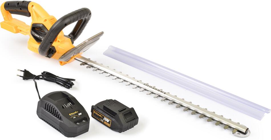 Riwall PRO RAHT 5220 SET, plotostřih s aku motorem + 2Ah baterie + nabíječka 20 V