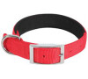 Obojek pes SOFT nylon 25mm/65cm červená Zolux
