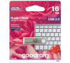 Flash disk GOODRAM USB 2.0 16GB UUN2 stříbrná