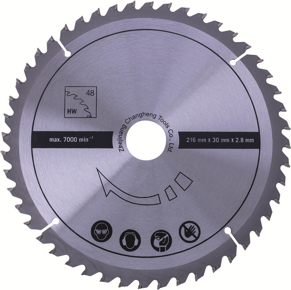 Scheppach Pilový kotouč TCT ( 216 x 30 x 2,8 mm, 48 Z ), pro HM 216 / HM 90 MP