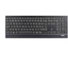 RAPOO klávesnice E9500M Multi-mode Wireless Ultra-slim Keyboard Black