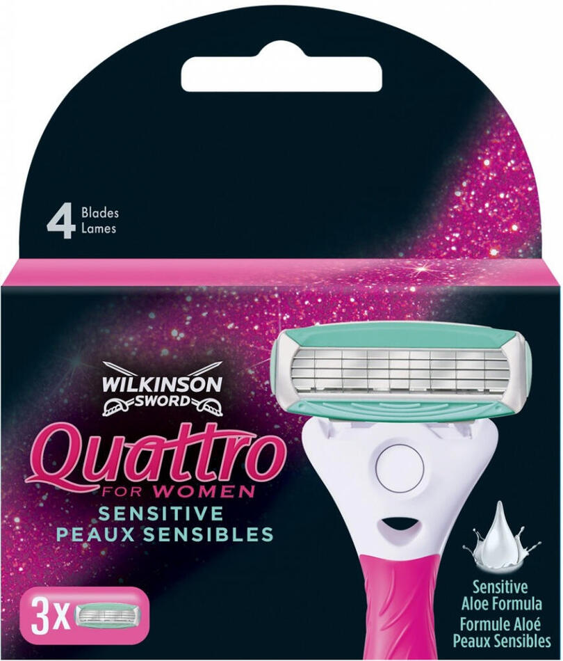 Náhradní břit Wilkinson Sword Quattro For Women, 3 ml