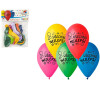 Smart Balloons Balonek /Balonky nafukovac 10'' prmr 26cm Vechno nejlep 10ks v sku