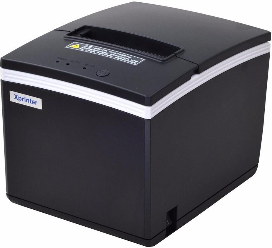 Xprinter stolní termotiskárna XP-V330-L, rychlost 260mm/s, až 80mm, USB, LAN, RS232, autocuter , černá