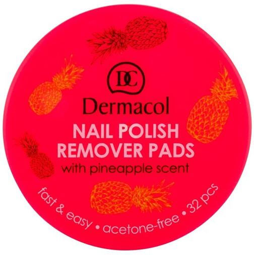 Diskuze Dermacol Nail Polish Remover Pads, 32 ml odlakovač nehtů