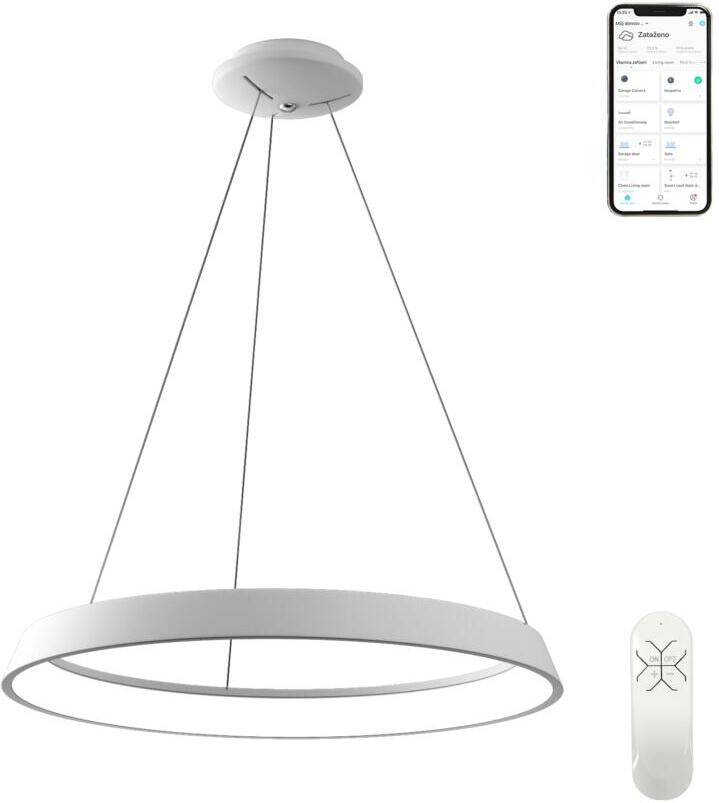 Smart závěsné svítidlo Immax NEO LIMITADO 07079L Zigbee 3.0 80cm 48W, bílé