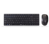 RAPOO set klávesnice+myš 9300M, Wireless Multi-Mode Slim Mouse and Ultra-Slim Keyboard, černá