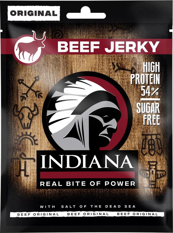INDIANA Jerky hovězí Original 25g INDIANA s.r.o.