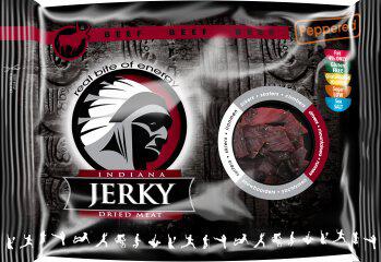 INDIANA Jerky hovězí, Peppered, 100g INDIANA s.r.o.