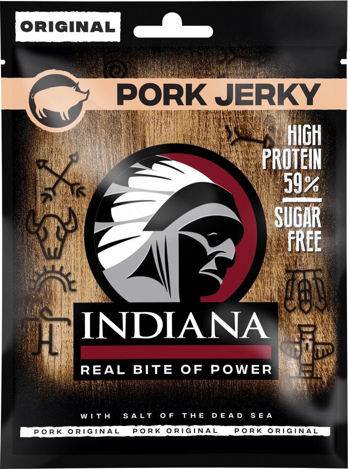 INDIANA Jerky vepřové Original 25g INDIANA s.r.o.