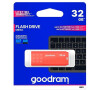 Flash disk GOODRAM USB 3.0 32GB bílo-oranžový