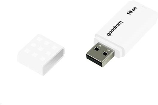 GOODRAM Flash Disk 16GB UME2, USB 2.0, bílá (UME2-0160W0R11)