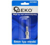 Nástavec pro pneumatickou hadici 6 mm, samec GEKO