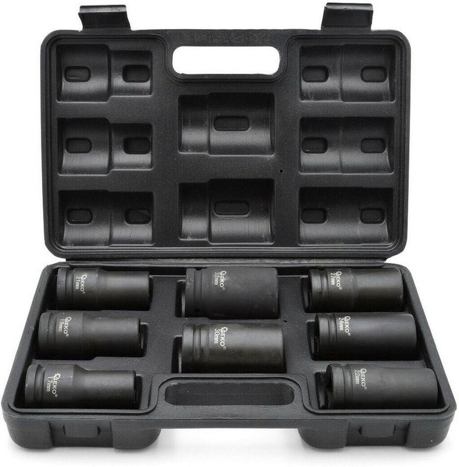 Sada rázových nástrčných hlavic 3/4"17-32mm GEKO
