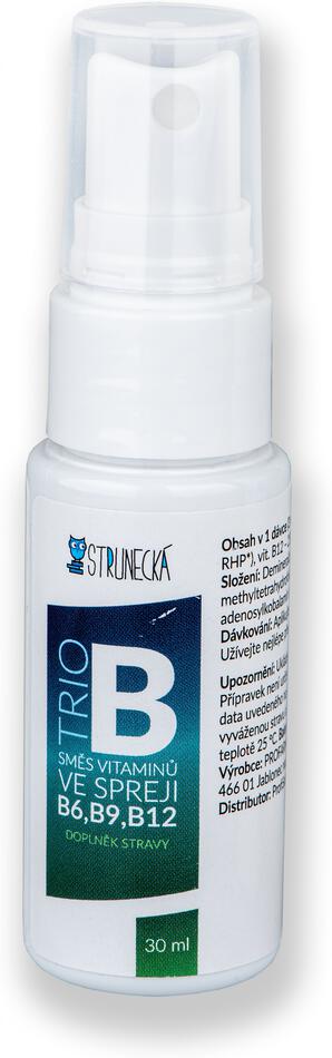 Strunecká Trio B - Kombinace Vitaminů B6, B9, B12 Ve Spreji 30 Ml ...